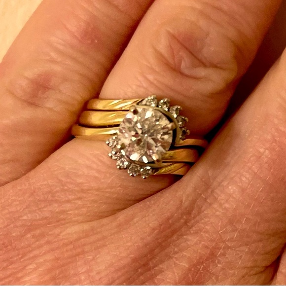 Diamond engagement, wedding and anniversary ring. - Picture 1 of 6